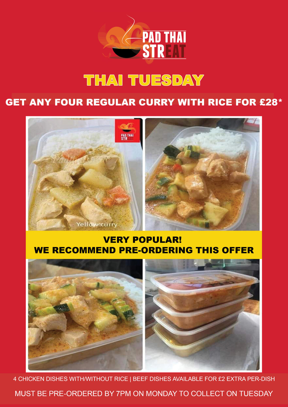 Promotional Flyer with information about 'Tuesday Multi-Buy Discounts'